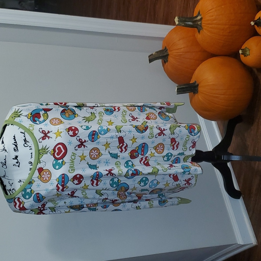 Dr Seuss The Grinch Lus Size Unisex Long Sleeve Pajama Top Size 3X 22-24 - Picture 2 of 12